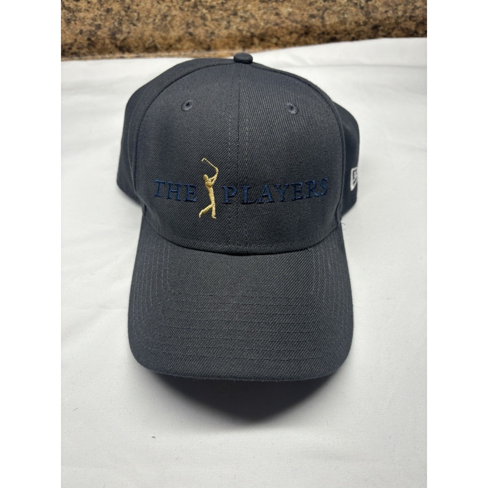 The Players Hat Cap Adjustable Strapback Gray New Era PGA Golf Adult